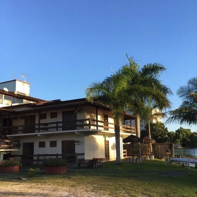 Área externa com muito verde